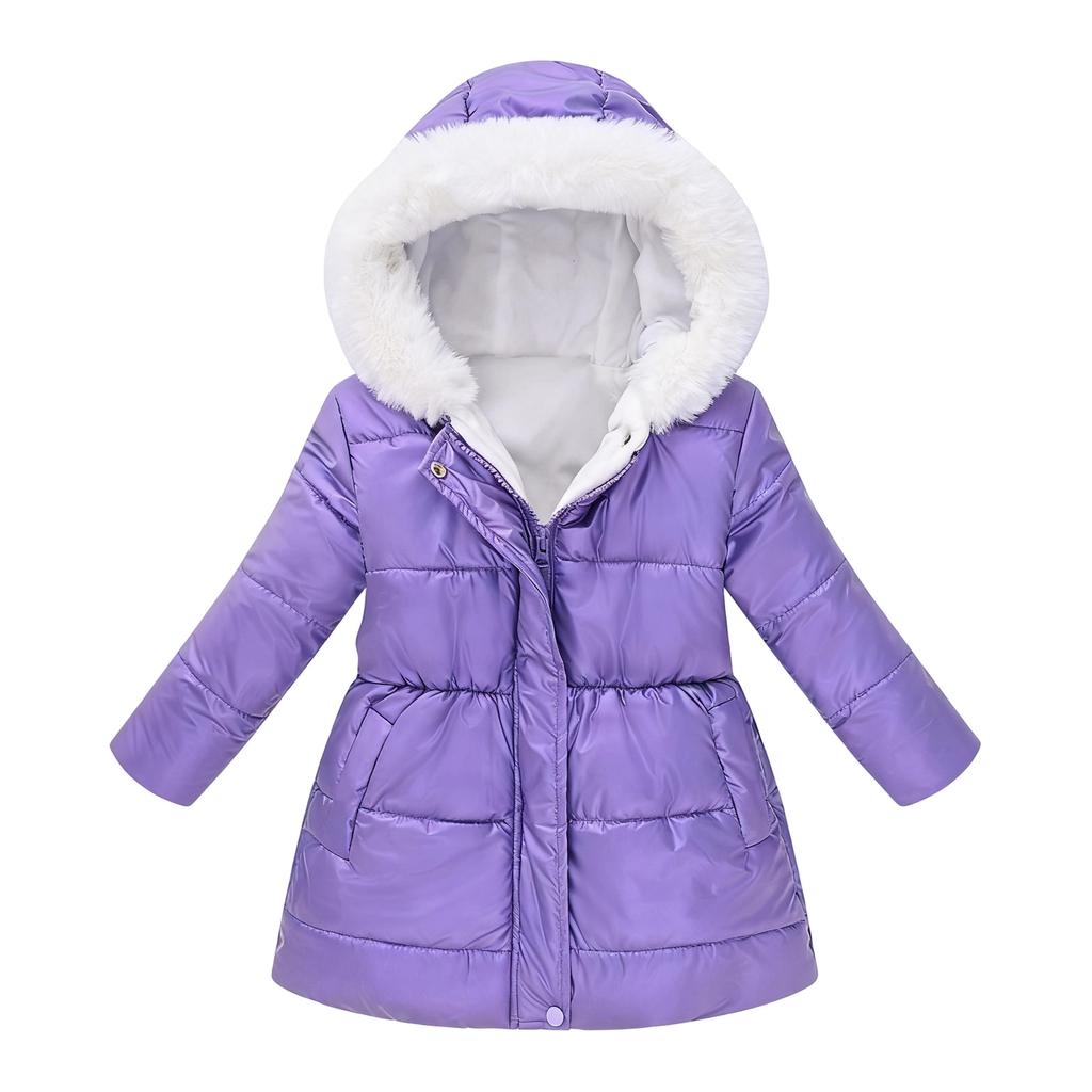 Детское модное пальто