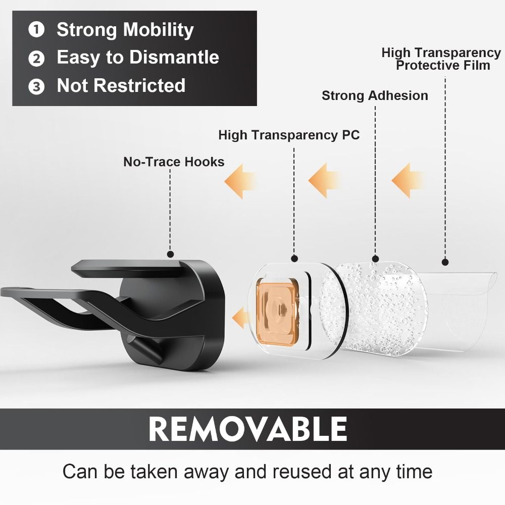 1/4Pcs Space Saving Hat Rack for Baseball Caps Plastic Hat Storage Organizer Hanger for Home Decor