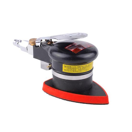 Triangle Palm Air Sander Pneumatic Mini Air Buffer Polisher Interior Cleaning Waxing Tool for Vehicles