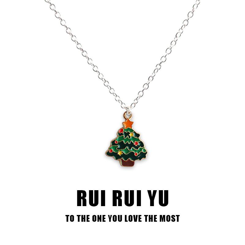 RUI RUI YU рождественские украшения кулон ожерелье для женщин мужчин подруга пара любовник ювелирные изделия подарок