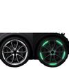 Reflective Colorful Tire Warning Stickers for Cars, Bikes, and E-Cars - Luminous Decorative Wheel Decals
