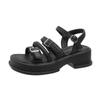 Summer New Thick-soled Heightening Open-toed Flat-soled Sandals