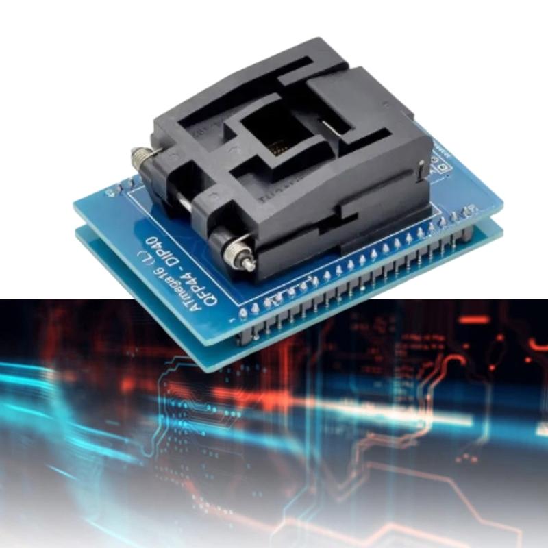 TQFP44 to DIP40 Adapter Socket for ATmega16 ATmega32 ATmega8535 ATmega162 Electronic Engineers and Hardware Developers