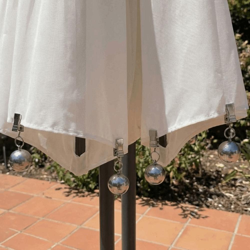 4Pcs Heavy Duty Outdoor Curtain Anchors Stainless Steel Tablecloth Weights Camping