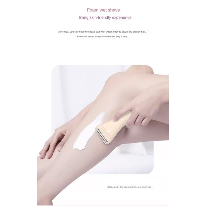 Бритва для влажной и сухой киски IPX7 водонепроницаемая лобковая интимная стрижка для женщин водостойкая электрическая бритва с зарядкой типа C