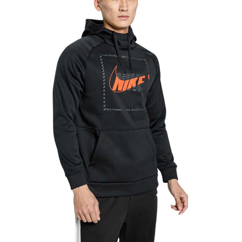 Nike Толстовки Мужские Черные С Капюшоном Умеренные CU6732-010