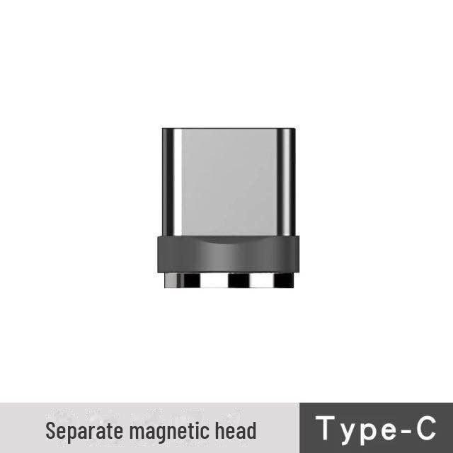 Magnetic Streamer One-to-Three Charging Cable for Apple, Huawei, Xiaomi. Fast Type-C Charging.