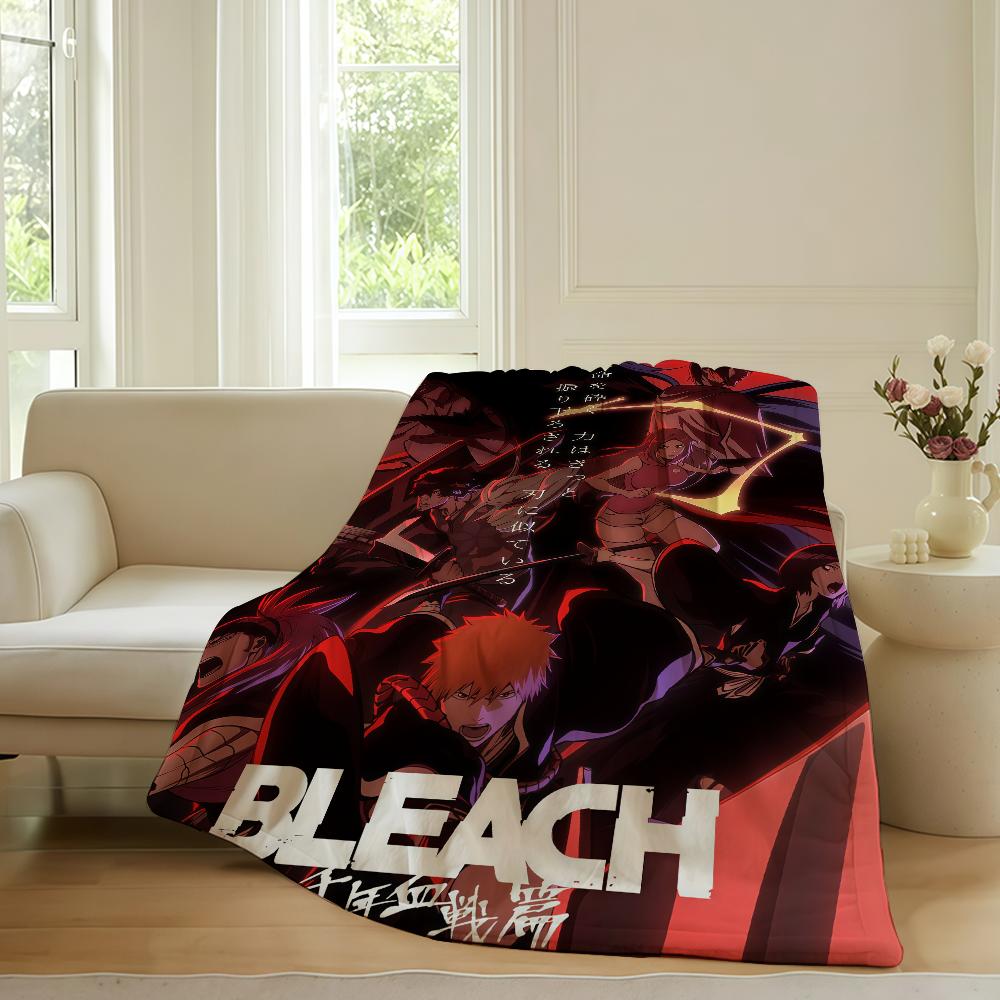 Приключенческое аниме B-BLEACH Плед Для Дивана Офиса Кровати Самолета Путешествий Сна Чтения Отдыха Кемпинга Мягкий И Теплый