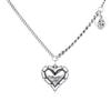 925 пробы стерлингового серебра винтажное ожерелье для женщин девушек парное сердце шарм элегантные вечерние украшения dz599