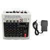 Professional Mixer Sound Board 4 Channel Bluetooth USB RCA Built In DPS Processor Mini Sound Mixer