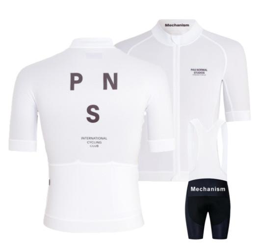 2026 Men's Short Sleeve Cycling Suit Overalls Set Breathable Summer PNS Cycling Sportswear