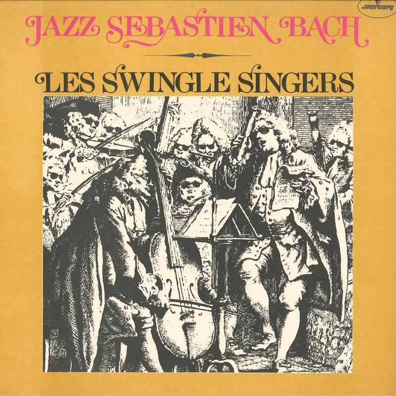 Виниловая пластинка SWINGLE SINGERS Джаз Себастьян Бах BT1306 MERCURY 1974 Япония Джаз Б/у