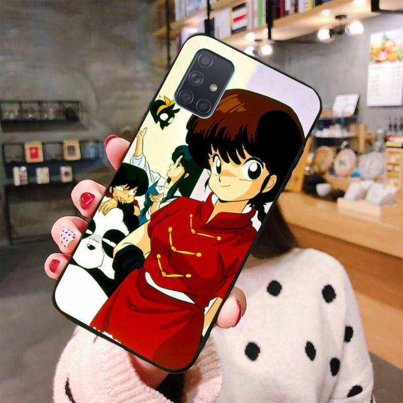 USAKPGRT Ranma 1 2 окрашенный чехол для телефона Samsung Galaxy A21S A01 A11 A31 A81 A10 A20E A30 A40 A50 A70 A80 A71 A51