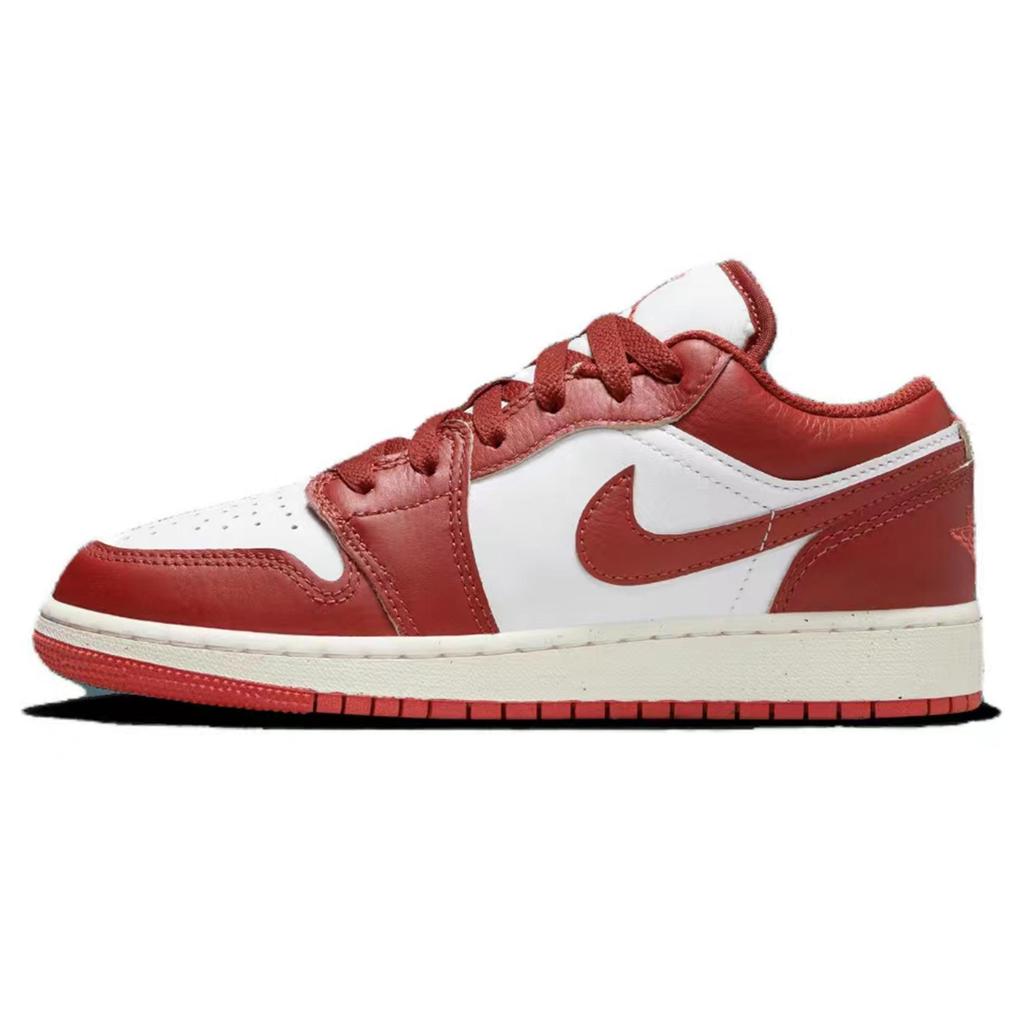 Jordan Air Jordan 1 Винтажные Баскетбольные Кроссовки Женские Низкие Белый/Золотой/Красный FJ3465-160(Team84-S-BOX)