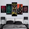 Modular Hd Prints Picture Home Decoration 5 Panel My Hero Academia Anime Paintings Canvas Poster Wall Art For Living Room