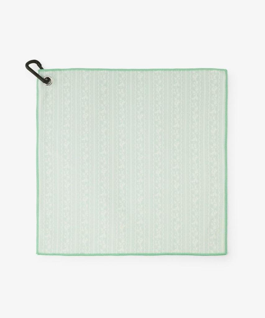 Tea AfternoonTea LIVING Folding Umbrella JR91 estaa Adhesive Green [Afternoon Living] Towel/Flower