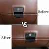 For 14+ Chevy Silverado GMC Sierra Co-Pilot Storage Box Handle Decor Carbon Fibe