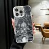 Ультра-перспектива Аниме Мягкий чехол для телефона для iPhone 15 16 17 Pro Max 17Air 16E 14 Plus 13 12 Mini Ударопрочный чехол Задняя крышка