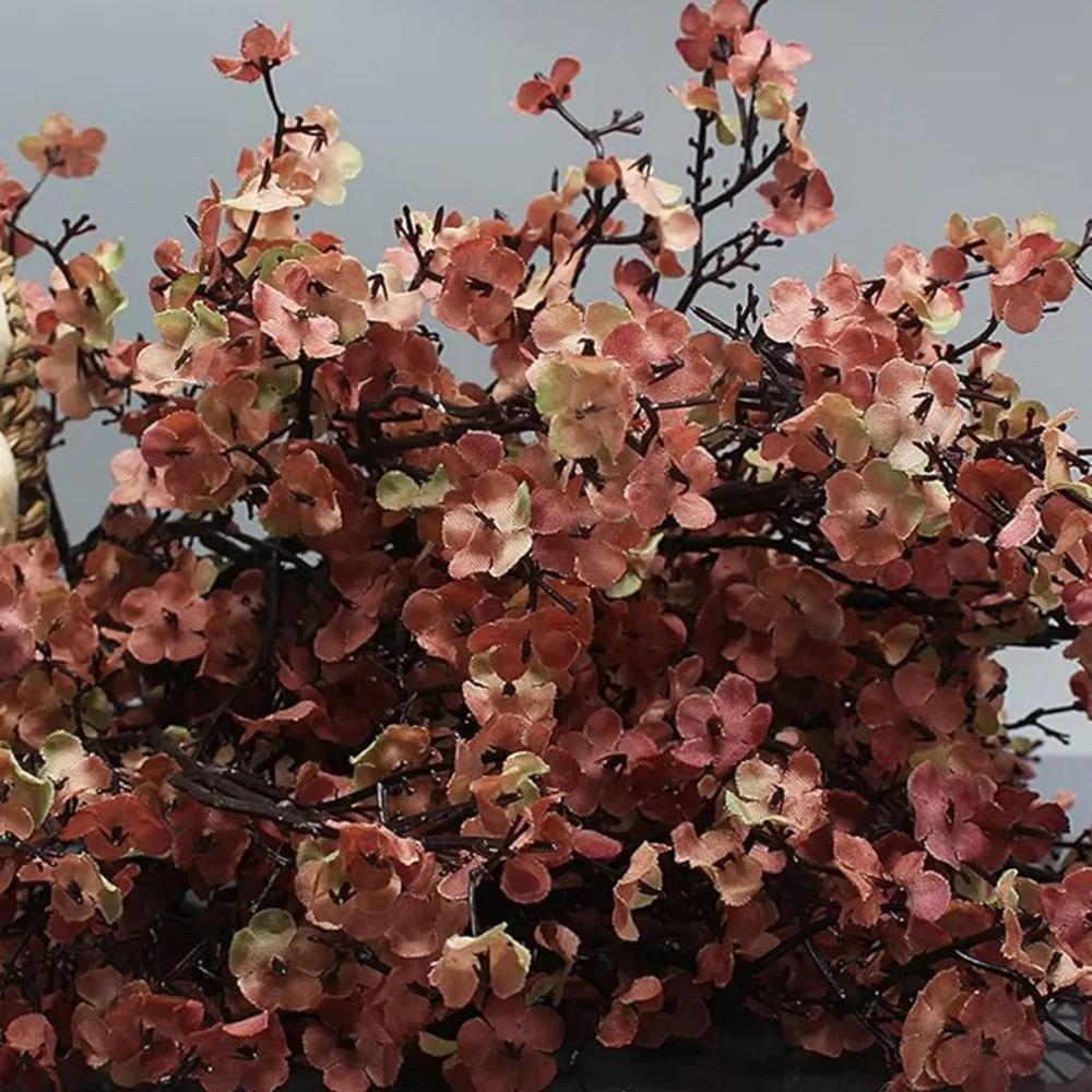 50 см Дзен Имитация Ветки Цветущей Сакуры Украшение Дома Цветочная Композиция