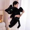 40/70/110CM Cartoon Black Cat with Wings Pillow Special-Shaped Cats Evil Kitten Dolls Sleeping Cushion Halloween Gift