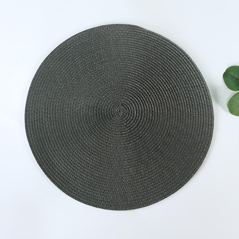 PP placemat, thermal insulation mat, leave-in coaster, dining table mat, decorative mat, hot-selling, multi-color optional, modern simplicity