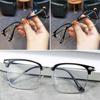 Fashion Anti-Blue Light Reading Glasses Portable Eye Protection Ultra Light Frame Vintage Elegant Hyperopia Glasses Men Women