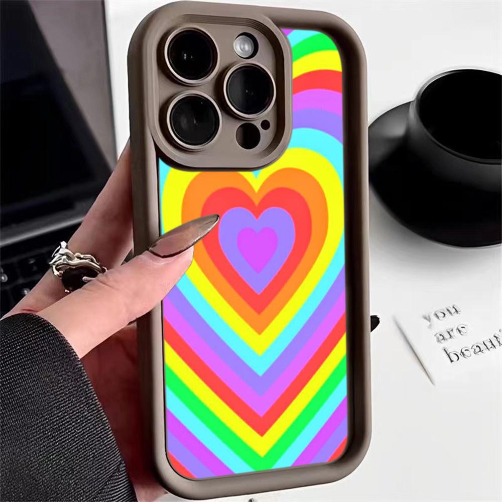 Ae93 Rainbow Art Design Защитные чехлы для телефонов для iPhone 13 14 15 Pro Max XR infinix Hot 40i 30i Tecno Camon 30 20 Pro Angel Eyes Задняя крышка из ТПУ