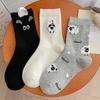 Женские осенние новые мультяшные милые стерео носки-гольфы в студенческом стиле с рисунком ягненка