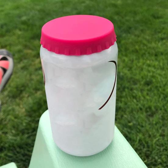 6 шт. крышка банки для газировки, герметичная, герметичная, гибкая, многоразовая, легко моющаяся, силиконовая банка для напитков, однотонный Топпер