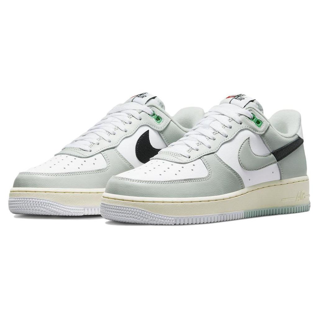Nike Air Force 1 07 LV8 Split - Светло-серебристые мужские кроссовки Серый Черный Белый DZ2522-001