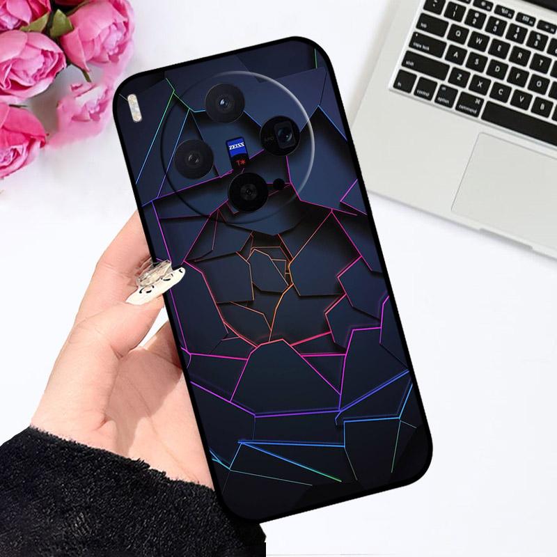 Для VIVO X300 5G Чехол V2509A 2025 Модный Силиконовый Мягкий ТПУ Защитный Задний Чехол-Крышка Для VIVO X 300 VIVOX300 Чехол для Телефона Capa