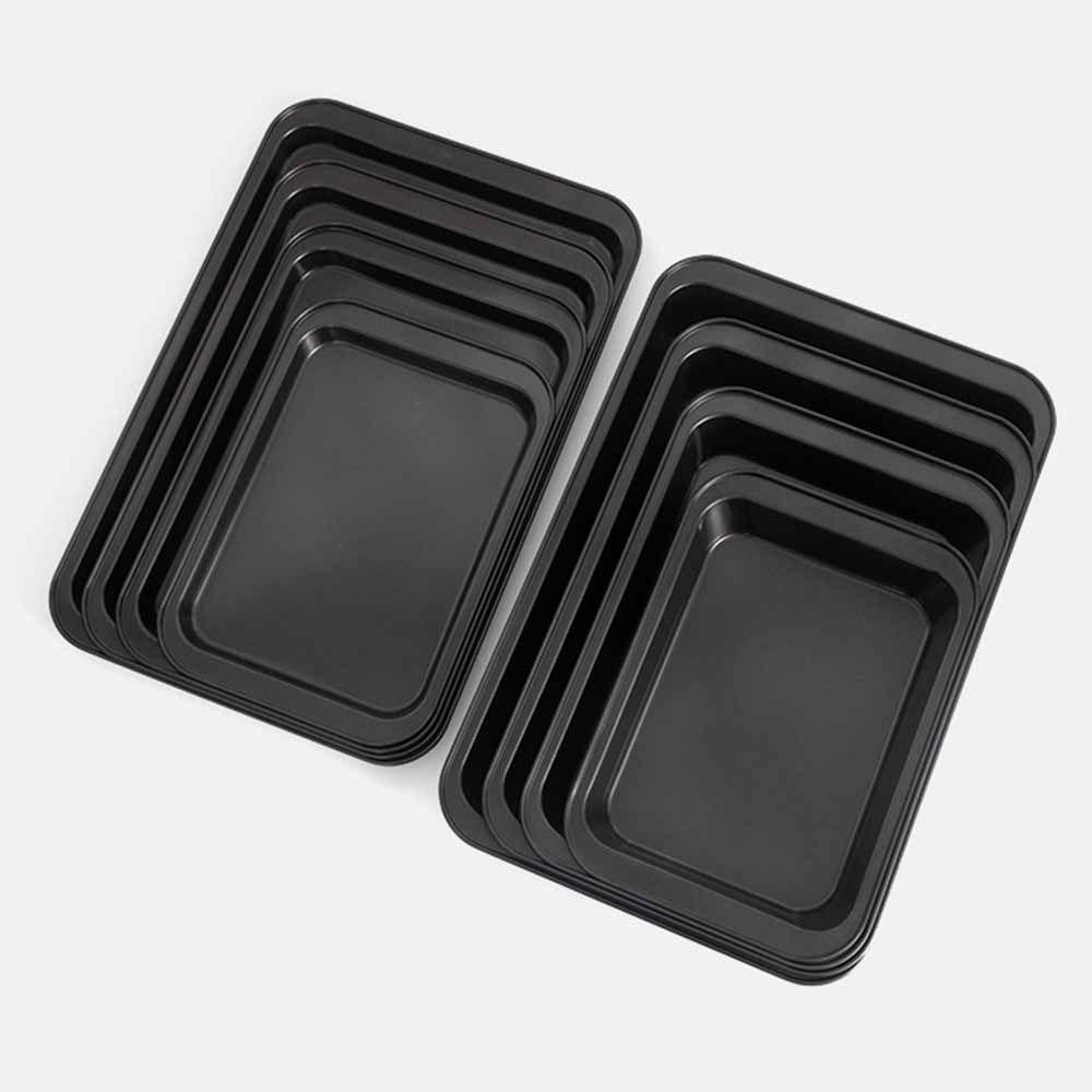 31/37/42/47cm Rectangular Baking Pan Deep/shalow Plate Loaf Pan Cookie Sheet Homemade Cakes