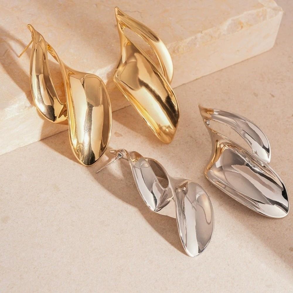 Leaves Big Stud Earrings Exaggerated Design Vintage Dangle Earrings Ladies' Earrings Girl Gift