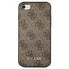 Guess Guhci8G4Gfbr Iphone Se 2022 / 2020 / 7 / 8 Brown Hard Case 4G Metal Gold Logo