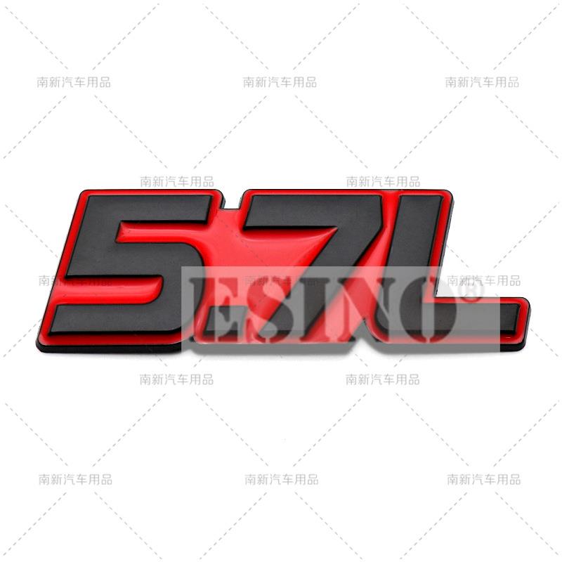 Car Styling DFETRY 3D Metal Chrome Zinc Alloy Adhensive Emblem 5.0L 5.7L 6.0L 6.2L 6.4L 7.0L Body Trunk Fender Badge Accessory
