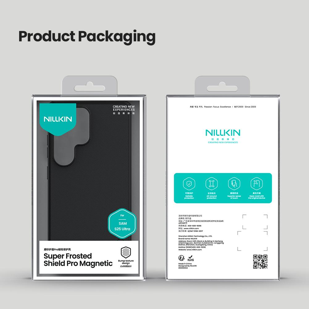 Чехол Nillkin для Samsung Galaxy S25 Ultra для телефона Super Frosted Shield Pro с магнитной задней крышкой