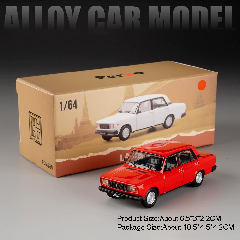 1:64 GAZ-12ZIM LADA 2101 2105 Diecast Alloy ZIS-110 Models Series Toys Car Metal Body Four Wheel Suspension Miniature Kids Gifts