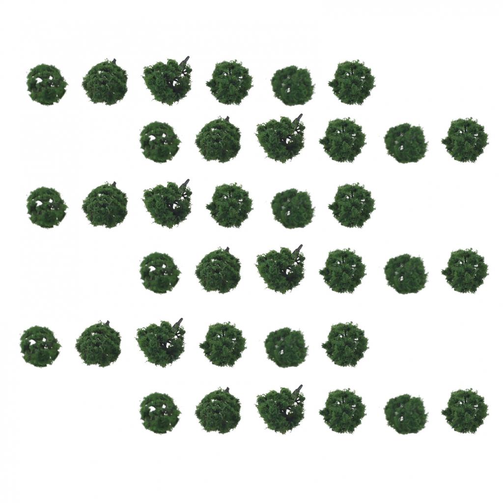 Roadway N Gauge Railway Building Deep Green Model Trees