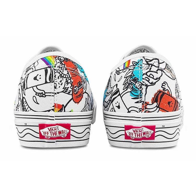 Vans Authentic Crayola DIY Sketch Your Way Unisex Sneakers White VN0A5KRDARE