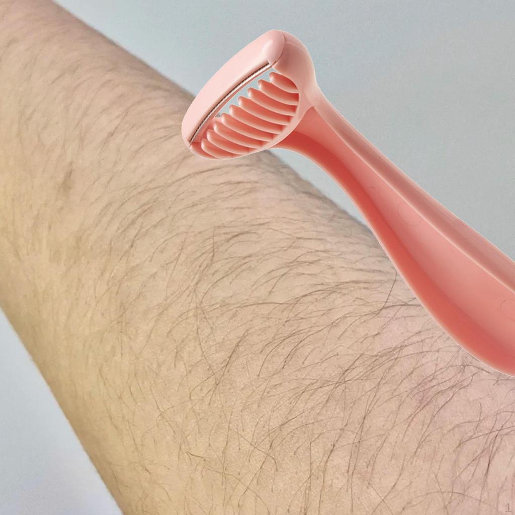 Инструмент для удаления волос на теле, практичный триммер для подмышек, лица, спины, фиолетовый