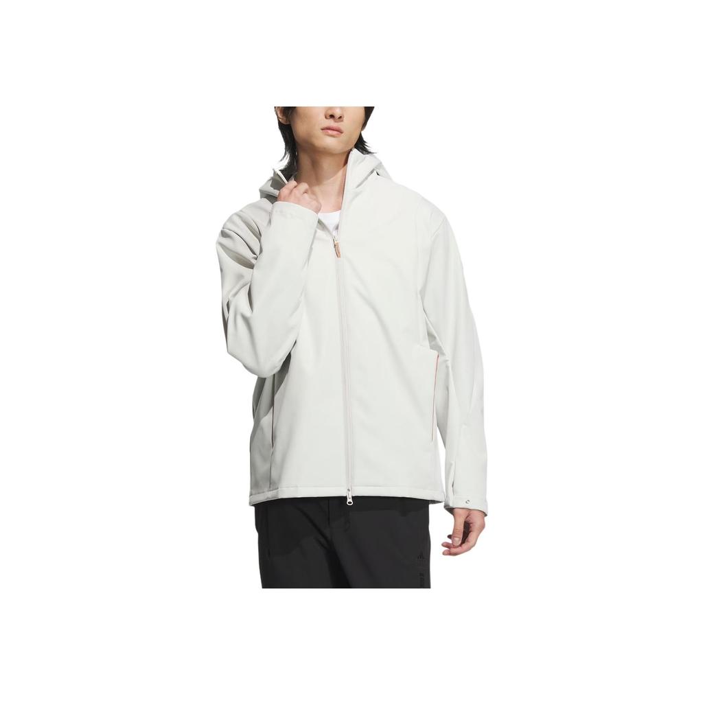 Adidas Wuji Series FW24 Water-Resistant Woven Casual Hooded Jacket Men Jacket Talc JI8713