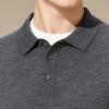 Antonio Men's 100% Cashmere Lapel Business Casual Sweater