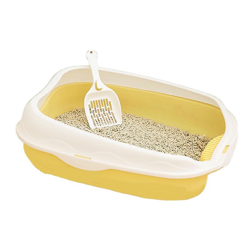 Большой полузакрытый дезодорирующий кошачий лоток