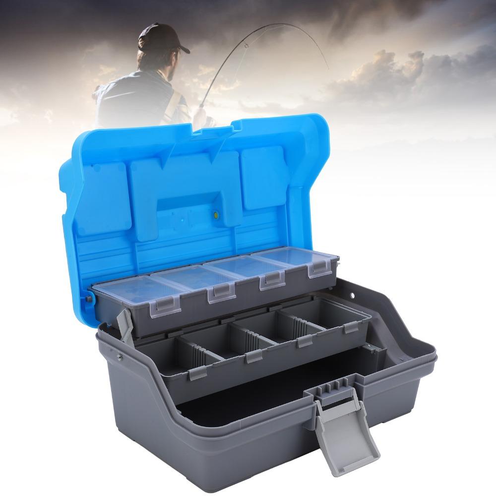 Ergonomic Handle Fishing Gear Box ABS Fishing Lure Box Saltwater Fishing