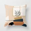 Modern Minimalist Abstract Pillow Cover Minimalist Geometric Peachskin Velvet Cushion