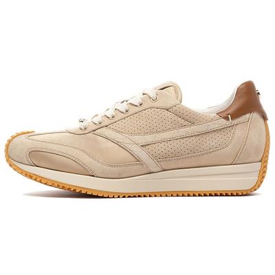 Li Ning 1990 Низкие спортивные повседневные кроссовки женские Молочно-коричневые ALJS060-2