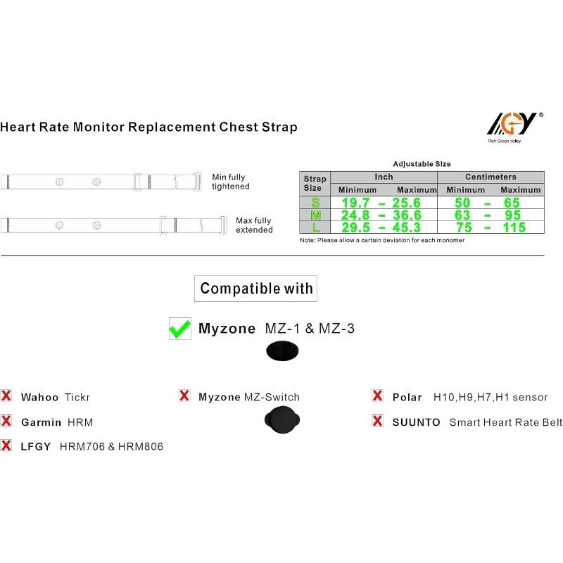 Регулируемый нагрудный ремень для мониторинга пульса, для велоспорта, фитнеса, бега, спорта, Bluetooth ремень для пульса