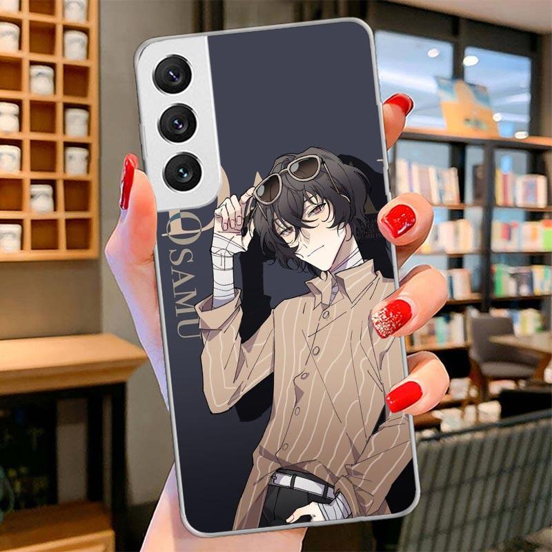 Чехол для телефона Bungo Stray Dogs Дазай для Samsung Galaxy S26 S25 Edge S24 Ultra S23 S22 Plus S21 S20 FE Мягкий чехол-оболочка Gala