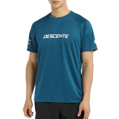 DESCENTE GR00 Короткий рукав Волейбол Легко двигаться для мужчин и клубных мероприятий (DV5SHT05U) Рубашка, в, Женщины,