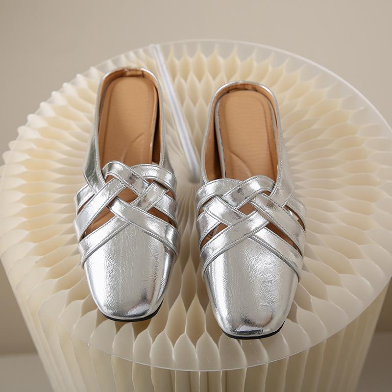 Мода 2024 года, модные повседневные туфли на плоской подошве для женщин, удобные женские туфли с неглубоким носком